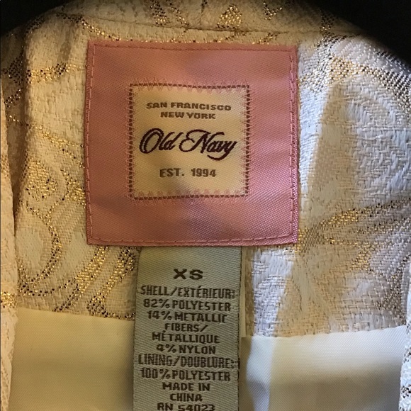 💥 MOVING SALE💥 Old Navy Brocade Blazer XS - Picture 3 of 3